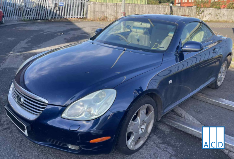 used parts for 2005 Lexus SC430 4.3L Petrol Automatic #4586